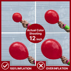 PartyWoo Maroon Balloons 127 Pcs – Arch Kit for Weddings & Parties