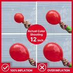 PartyWoo Red Black Gold Balloon Arch Kit – 140pc Matte Balloons for Celebrations