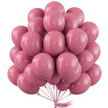 PartyWoo Mauve Balloons 50 Pcs, 12in – Dark Pink Boho Party Decor