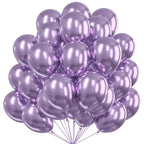 PartyWoo Metallic Purple Balloons – 50pcs, 12in Chrome Purple for Graduation, Weddings & Parties