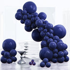PartyWoo Navy Blue Balloons – 140pc Arch Kit for Weddings, Graduations & Parties