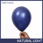 PartyWoo Navy Blue Balloons 152pc Arch Kit – 18/12/10/5in for Weddings & Parties
