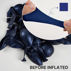PartyWoo Navy Blue Balloons 152pc Arch Kit – 18/12/10/5in for Weddings & Parties