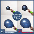 PartyWoo Navy Blue Balloons Kit – 127 Pcs (36, 18, 12, 10, 5in) for Graduation, Weddings & Parties