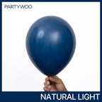 PartyWoo Navy Blue Balloons Kit – 127 Pcs (36, 18, 12, 10, 5in) for Graduation, Weddings & Parties