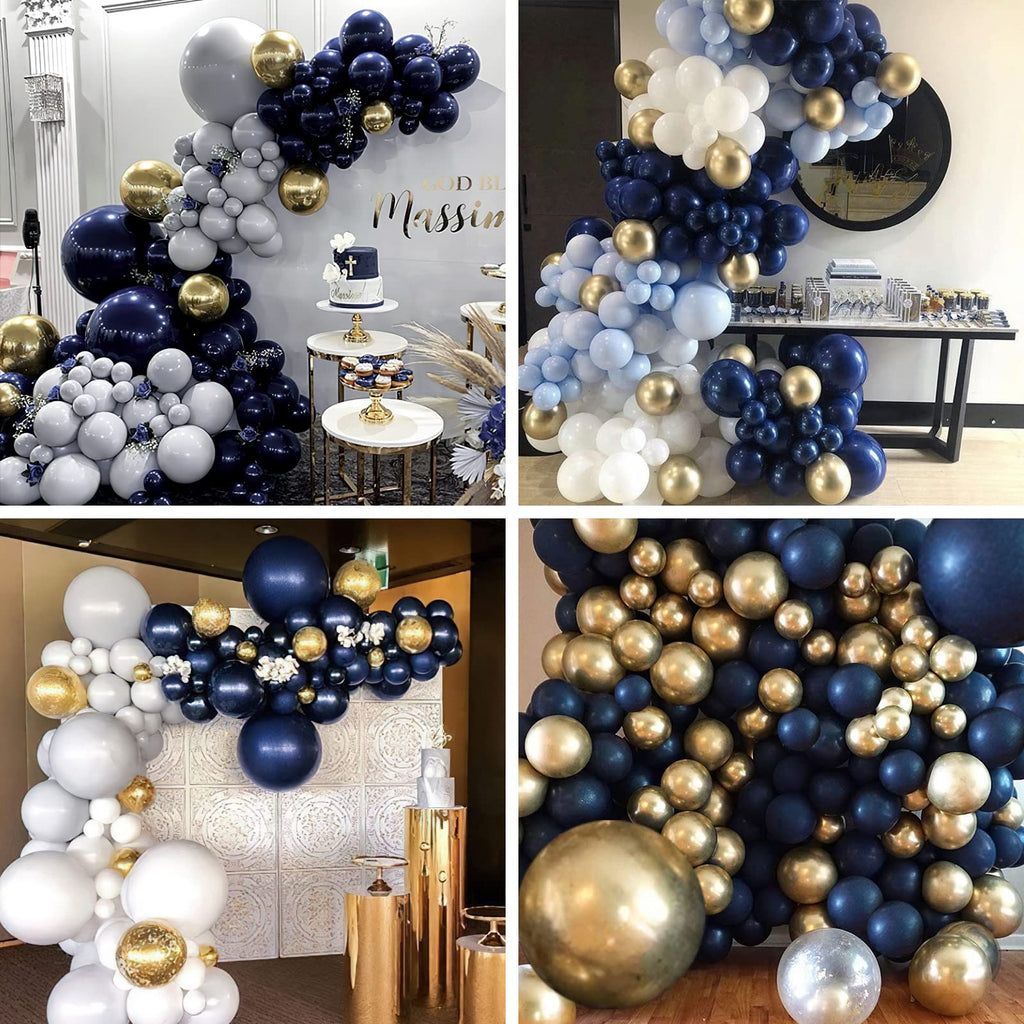 PartyWoo Navy Blue Balloons – 50ct, 12 inch Matte Latex for Celebrations