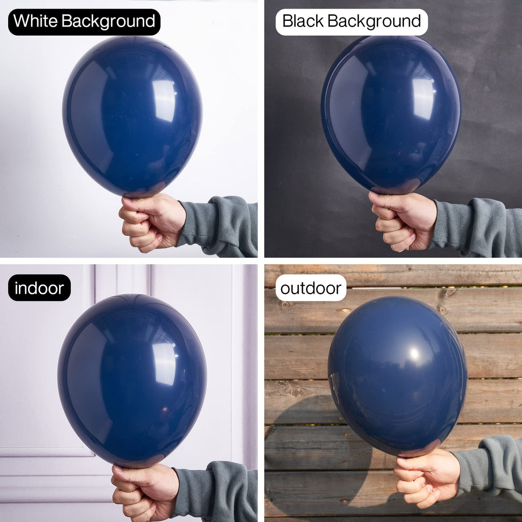 PartyWoo Navy Blue Balloons – 50ct, 12 inch Matte Latex for Celebrations