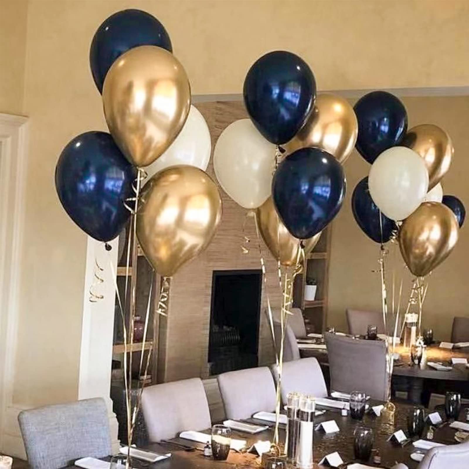 PartyWoo Navy Blue Balloons – 50ct, 12 inch Matte Latex for Celebrations