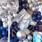 PartyWoo Navy Blue Balloons – 50ct, 12 inch Matte Latex for Celebrations