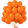 PartyWoo Orange Balloons 50pcs | 12-Inch Fall Latex Balloons for Birthday, Baby Shower & Parties
