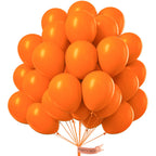 PartyWoo Orange Balloons 50pcs | 12-Inch Fall Latex Balloons for Birthday, Baby Shower & Parties