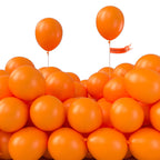 PartyWoo Orange Balloons – 50 Pack, 5-Inch Latex for Fall Parties