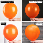PartyWoo Orange Balloons 50pcs | 12-Inch Fall Latex Balloons for Birthday, Baby Shower & Parties
