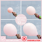 PartyWoo Pale Pink Balloons – 100pc Set for Arch Garlands & Party Decor