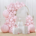PartyWoo Pale Pink Balloons Kit 85pcs – 18/12/10/5in Arch & Garland Kit