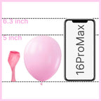 PartyWoo Pastel Balloons 50 Pcs - 5 Inch Mini Rainbow Latex for Party Decorations