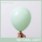 PartyWoo Mint Green Balloons – 50 Pack, 12” Latex Balloons for Parties