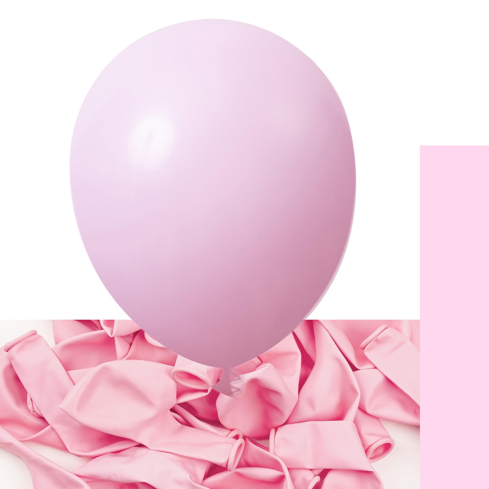 PartyWoo Baby Pink 36in Balloons – 4pc Pastel Latex for Baby Showers & Celebrations