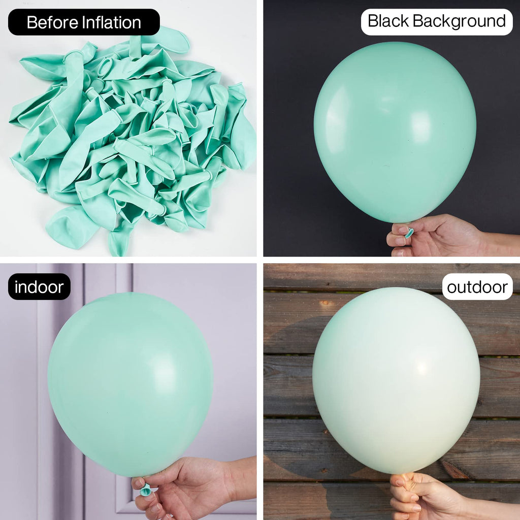 PartyWoo Teal Balloons – 50 Pack 12in Pastel Teal Turquoise for Celebrations