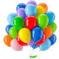 PartyWoo Rainbow Balloons 50 Pack – 12in Multicolor Latex Balloons for Graduation, Baby Shower & Celebrations