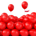 PartyWoo Red Balloons 100pcs | 5 Inch Matte Red Latex Party Decor Red-Y57