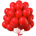 PartyWoo Red Balloons 50pcs 12in – Durable Latex for Birthdays, Graduations & More