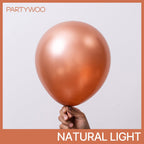 PartyWoo Rose Gold Balloons Kit – 100 Pcs in 36/18/12/10/5 Inch for Arch Garland | Wedding Birthday Party Decor