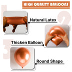 PartyWoo Rose Gold Balloons Kit – 100 Pcs in 36/18/12/10/5 Inch for Arch Garland | Wedding Birthday Party Decor