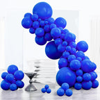 PartyWoo Royal Blue Balloons 123pcs – Mixed Sizes (18/12/10/5in) for Arches & Celebrations