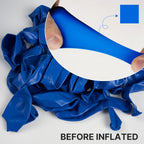 PartyWoo Royal Blue Balloons 120pcs – Multi-Size Arch Kit for Baby Shower, Graduation & Birthday Parties