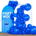PartyWoo Royal Blue Balloons 120pcs – Multi-Size Arch Kit for Baby Shower, Graduation & Birthday Parties