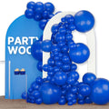 PartyWoo Royal Blue Balloons 120pc – 18/12/10/5in Arch Kit for Baby Shower, Graduation & Birthday