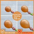 PartyWoo Tan Balloons 140 Pcs Boho Neutral Latex Arch Kit – 18/12/10/5 Inch for Birthday, Safari & Baby Shower