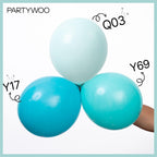 PartyWoo Teal Balloons – 50 Pack 12in Pastel Teal Turquoise for Celebrations
