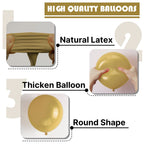 PartyWoo Tan Balloons 140pcs – 18/12/10/5in Neutral Boho Balloon Arch Kit for Wedding, Baby Shower, Safari