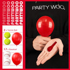 PartyWoo Red Balloons – 50 Pack, 5 Inch Matte Latex for Weddings, Parties & Celebrations | Red-Y57