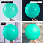 PartyWoo Teal Balloons 50 Pack 12in – Turquoise Aqua Blue Party Decor