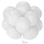 PartyWoo Matte White Balloons – 20pcs, 18inch | Wedding, Graduation, Baby Shower & More