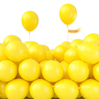 PartyWoo Yellow Balloons 50pcs | 5 Inch Matte Latex for Birthday, Baby Shower & More