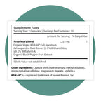 Pattern Wellness Ashwagandha Complex - Organic KSM-66 & Black Pepper - Stress Response & Energy Balance - 360 Vegan Capsules
