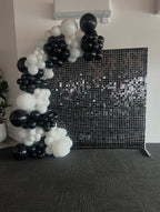 PATYDECRO Black & White Latex Balloons – 50pc 12-Inch Party Decor
