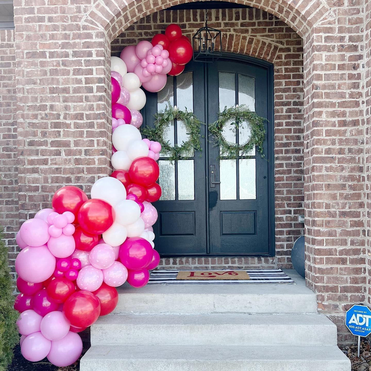 PATYDECRO Red, White & Pink Balloons – 50pcs 12in Latex with Ribbon for Valentines, Weddings & Birthdays