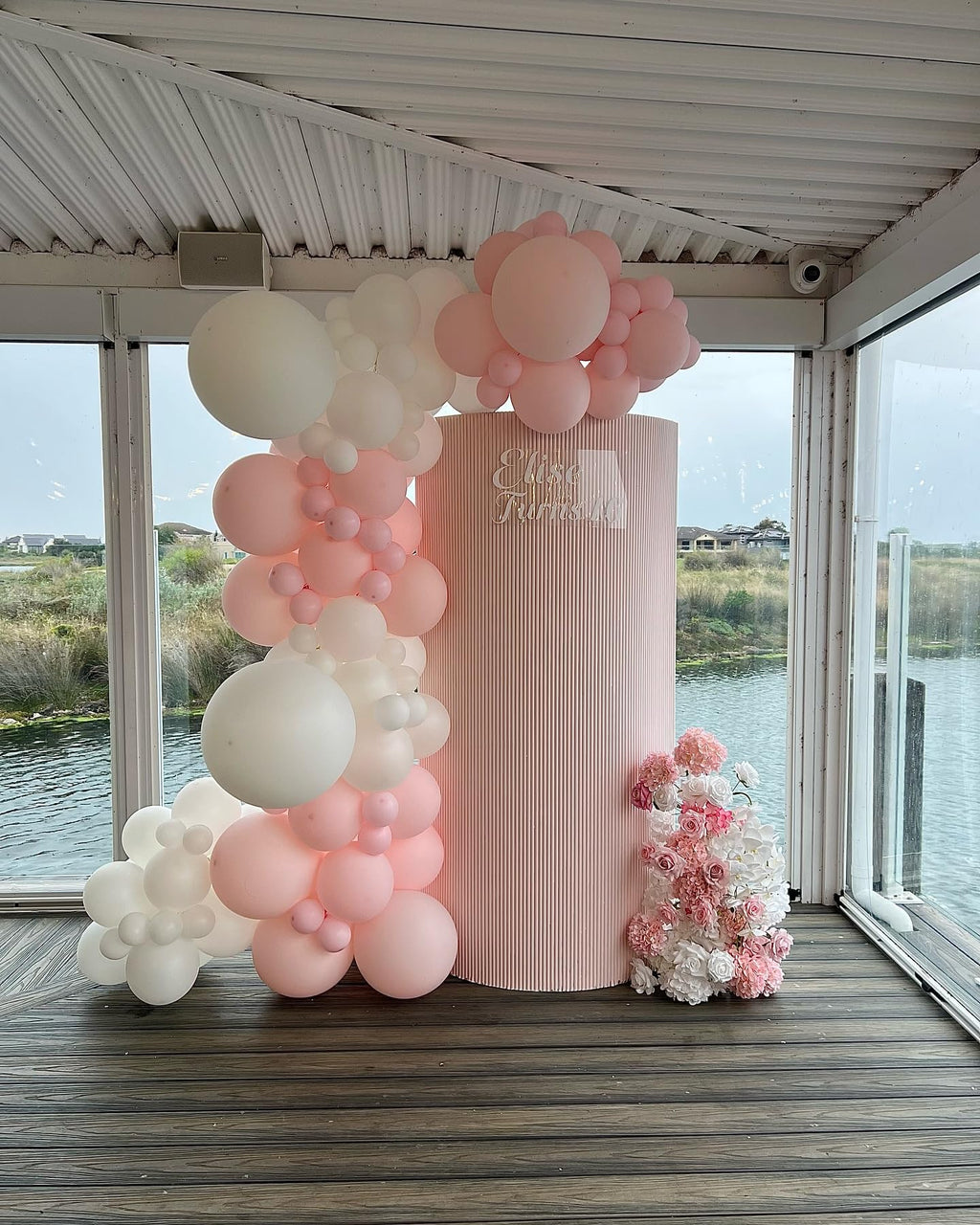 PATYDECRO Pink & White Latex Balloons 60pcs, 12in – Weddings, Birthdays, Baby Showers