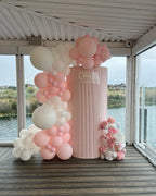 PATYDECRO Pink & White Latex Balloons 60pcs, 12in – Weddings, Birthdays, Baby Showers