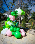 PATYDECRO Green Latex Balloons Set – 50pc 12in with Ribbon (Dark Green/Emerald/Lime) for Parties