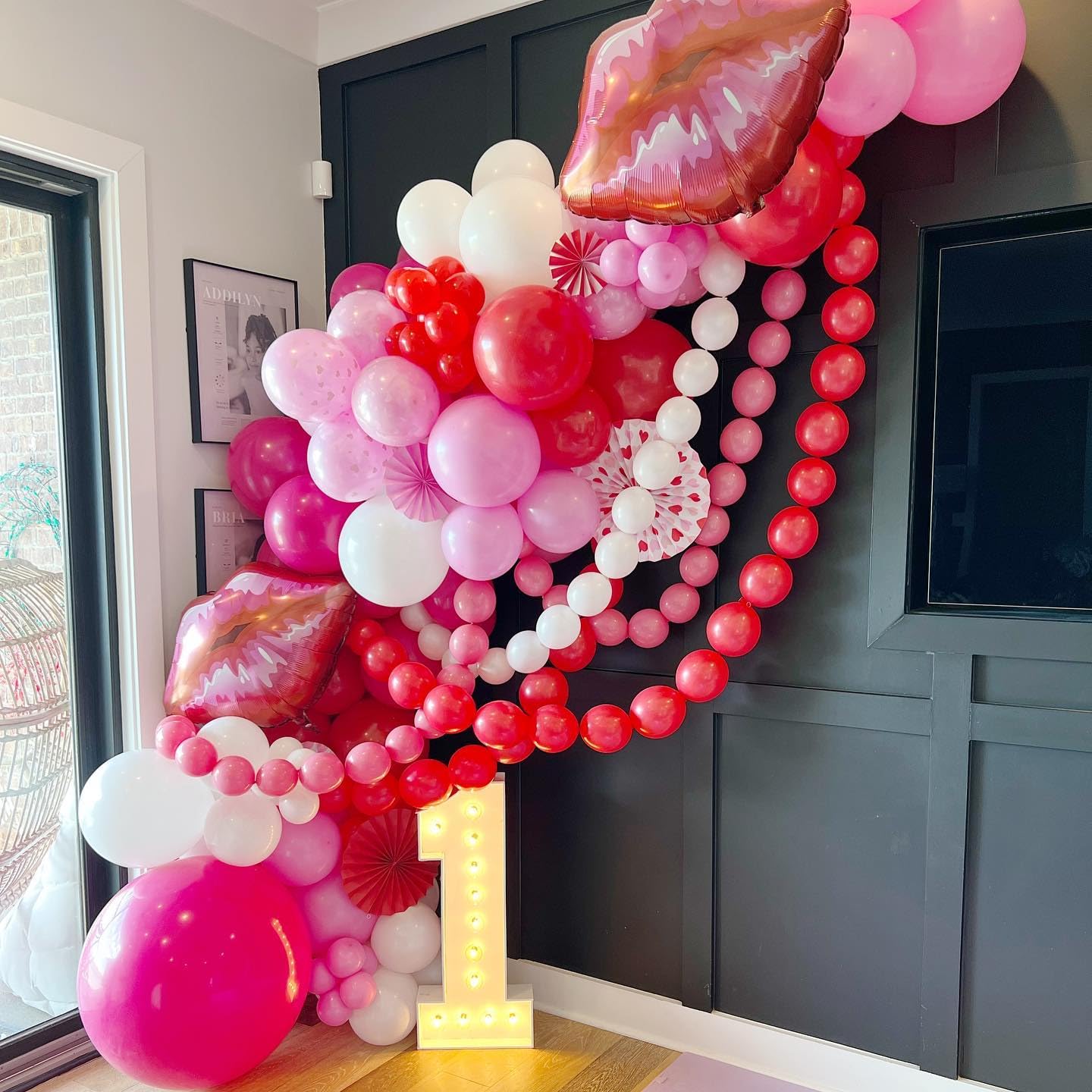 PATYDECRO Red, White & Pink Balloons – 50pcs 12in Latex with Ribbon for Valentines, Weddings & Birthdays