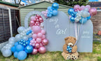 PATYDECRO Pink & Blue Latex Balloons – 50pc, 12in, for Baby Shower, Gender Reveal & Birthday Parties