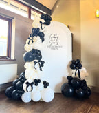 PATYDECRO Black & White Latex Balloons – 50pc 12-Inch Party Decor