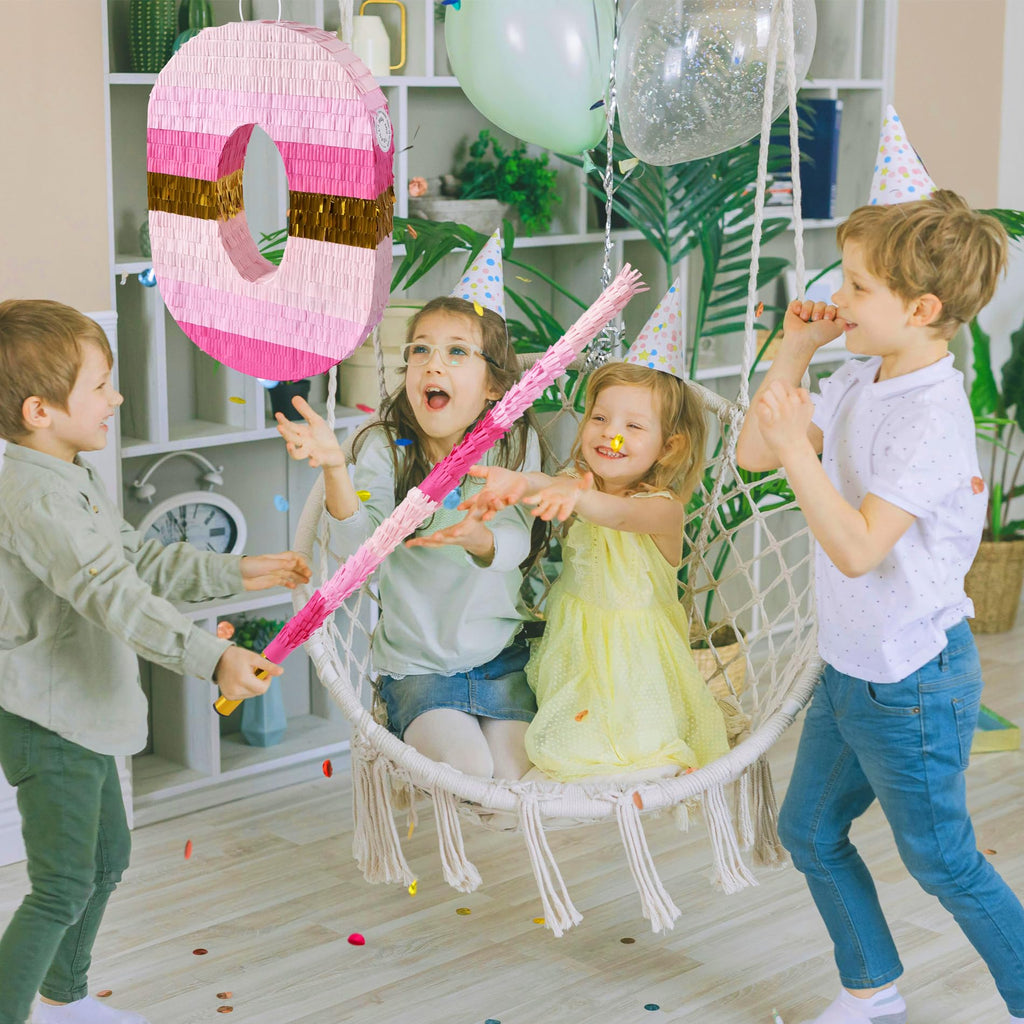 PCFING 30-Inch Piñata Stick Kit – Pink, Extra-Strong, for All Ages Party Fun