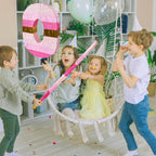 PCFING 30-Inch Piñata Stick Kit – Pink, Extra-Strong, for All Ages Party Fun